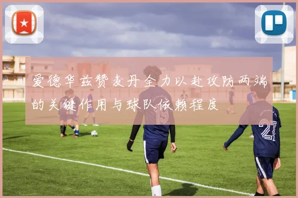 爱德华兹赞麦丹全力以赴攻防两端的关键作用与球队依赖程度